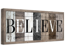 Believe in Multi Pattern - Canvas