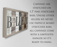 Believe in Multi Pattern - Canvas