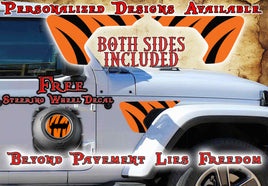 Tiger strips fender vent for the JL or JT 2018 or newer