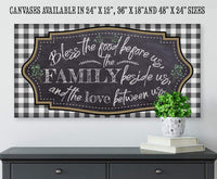 Bless The Food Before Us - Canvas