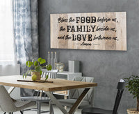 Bless The Food Before Us 2 - Canvas