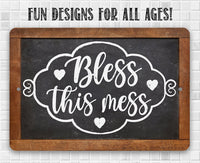 Bless This Mess - Metal Sign