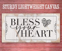Bless Your Heart - Canvas
