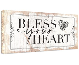 Bless Your Heart - Canvas