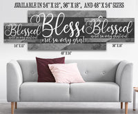 Blessed and Grateful - Canvas