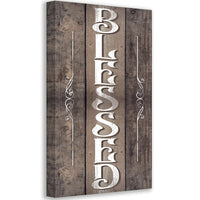 Blessed - Vertical - Canvas