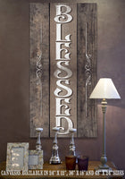 Blessed - Vertical - Canvas