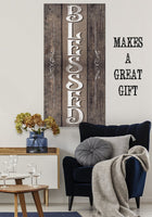 Blessed - Vertical - Canvas