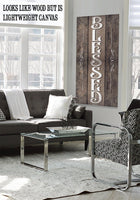 Blessed - Vertical - Canvas