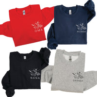 "_____" - Bouquet (pocket) - (Choose Your Name) - BASIC Fleece