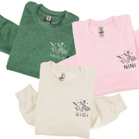 "_____" - Bouquet (pocket) - (Choose Your Name) - BASIC Fleece