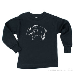 Buffalo - Hand Drawn - Child Long Sleeve Tee