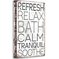 Calm Bath - Canvas