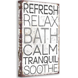 Calm Bath - Canvas