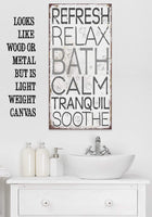 Calm Bath - Canvas