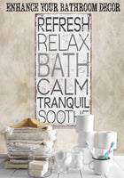 Calm Bath - Canvas