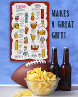 Cannibal Room Cocktail Lounge Drink Menu - Metal Sign