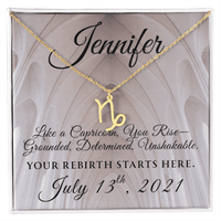 Custom Zodiac Recovery Necklace | Inspiring Sobriety