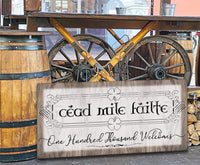 Cead Mile Failte - Canvas