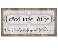 Cead Mile Failte - Canvas