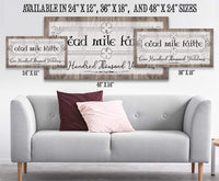 Cead Mile Failte - Canvas