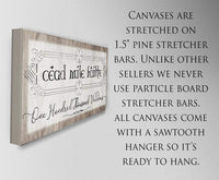 Cead Mile Failte - Canvas