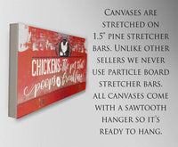 Chickens The Pet That Poops - Canvas