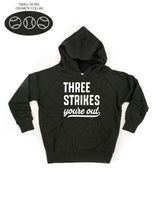 Three Strikes You're Out (bd) - Child Hoodie