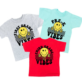 (Choose Your Grade) Vibes - Peace Smiley - Child Tee