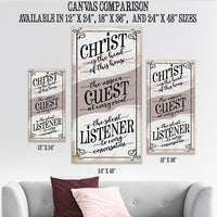 Christ Is The Head - Canvas