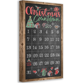 Christmas Countdown - Canvas