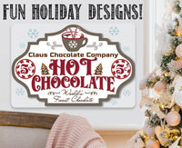 Claus Chocolate Company - Metal Sign