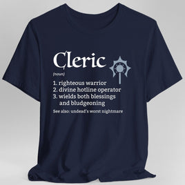 Cleric Class Definition D&D T-Shirt