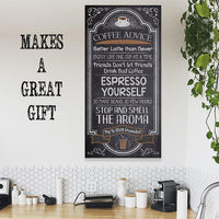 Coffee Advice - Canvas