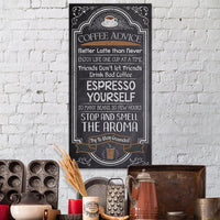 Coffee Advice - Canvas