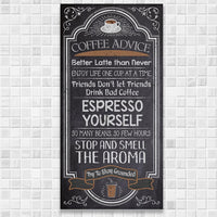 Coffee Advice - Canvas