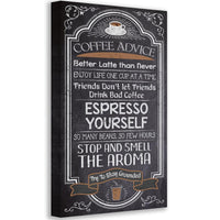Coffee Advice - Canvas