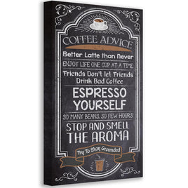 Coffee Advice - Canvas