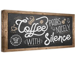 Coffee Pairs Nicely - Canvas
