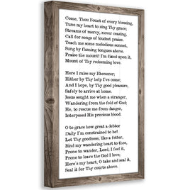 Come Thou Fount - Canvas