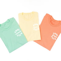 "Cool _____ Club" - Smiley (pf&b) - (Choose Your Name) - Unisex Tee