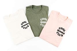 "Cool _____ Club" - Smiley (pf&b) - (Choose Your Name) - Unisex Tee