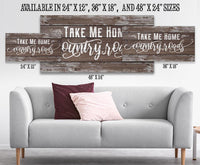 Country Roads - Canvas