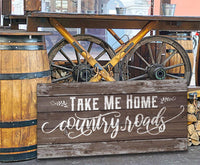 Country Roads - Canvas