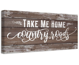 Country Roads - Canvas