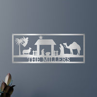 Nativity Personalized Gifts - Custom Metal Sign