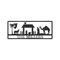 Nativity Personalized Gifts - Custom Metal Sign