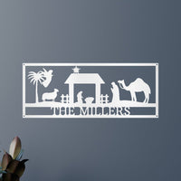 Nativity Personalized Gifts - Custom Metal Sign