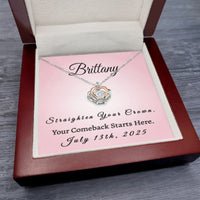 Custom Recovery Crown Necklace | Inspiring Sobriety |  Straighten Your Crown, Your Comeback Starts Here