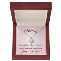 Custom Recovery Crown Necklace | Inspiring Sobriety |  Straighten Your Crown, Your Comeback Starts Here